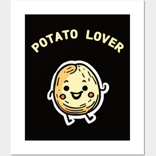 Smiling Potato Lover Posters and Art